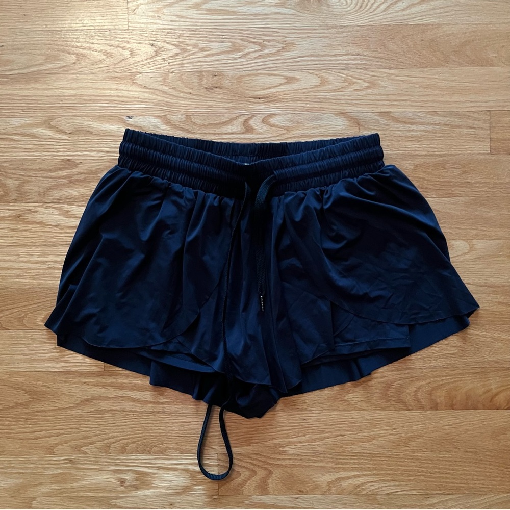 Women's Black Athletic Shorts
